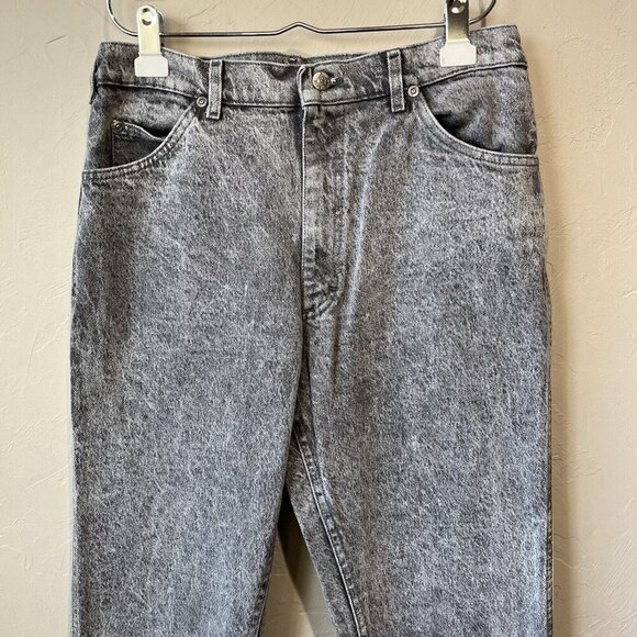 Vintage acid wash jeans 80s 90s Straight Leg Glacier Wash 32x30 stranger things - Picture 2 of 10
